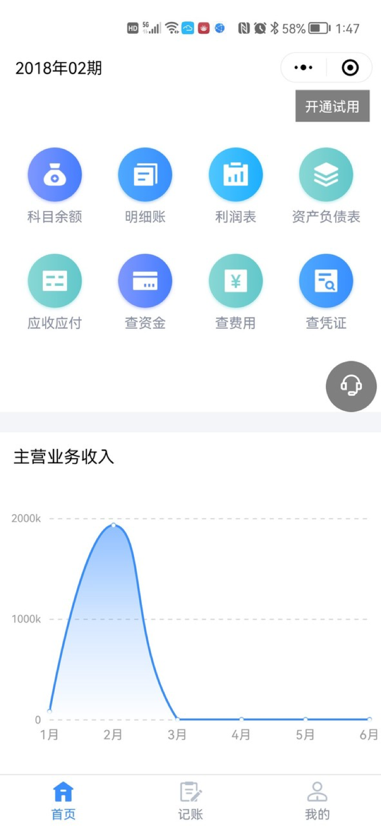 云会计小程序