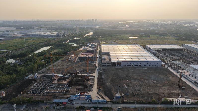 芜湖北湾智能网联汽车零部件项目建设现场航拍