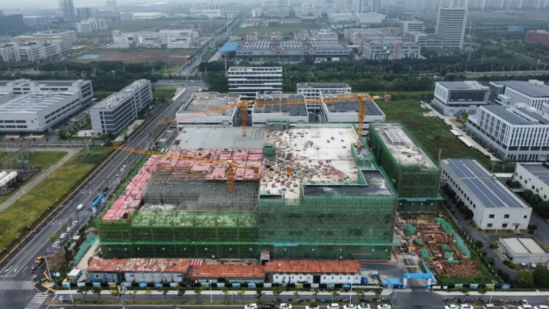 合肥高新区重点产业项目建设现场(无人机航拍)